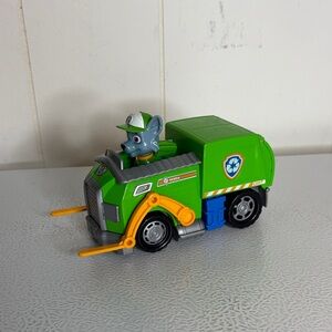 Green Recycling Truck Toy with Character